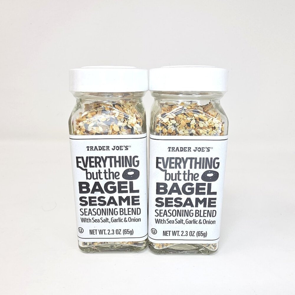2 Pack Trader Joes Everything But The Bagel Sesame Seasoning Blend 2.3oz (65g)